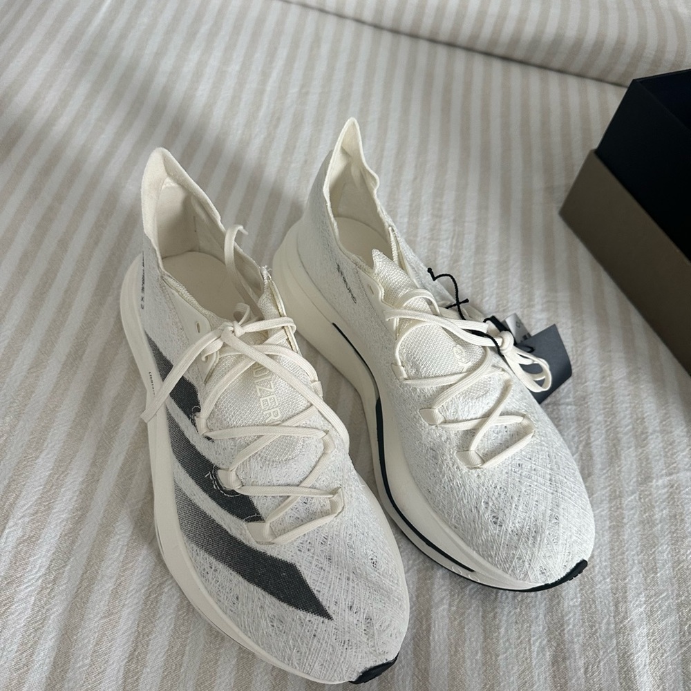Lightweight White Athletic Sneakers with Black Accents